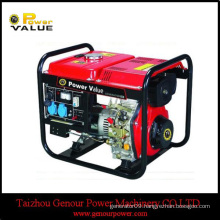 Genour Power 5kw Open Side Type Diesel Generator (ZH3500DG) 6HP with CE recoil&electric start new design air cooled high quality